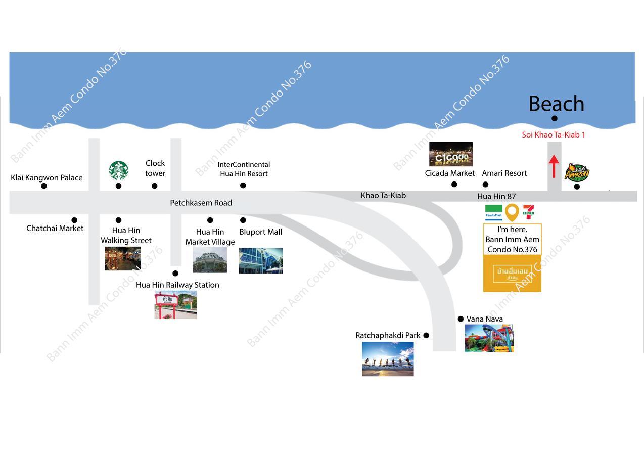 Bann Imm Aem Condo No.376 หัวหิน ภายนอก รูปภาพ
